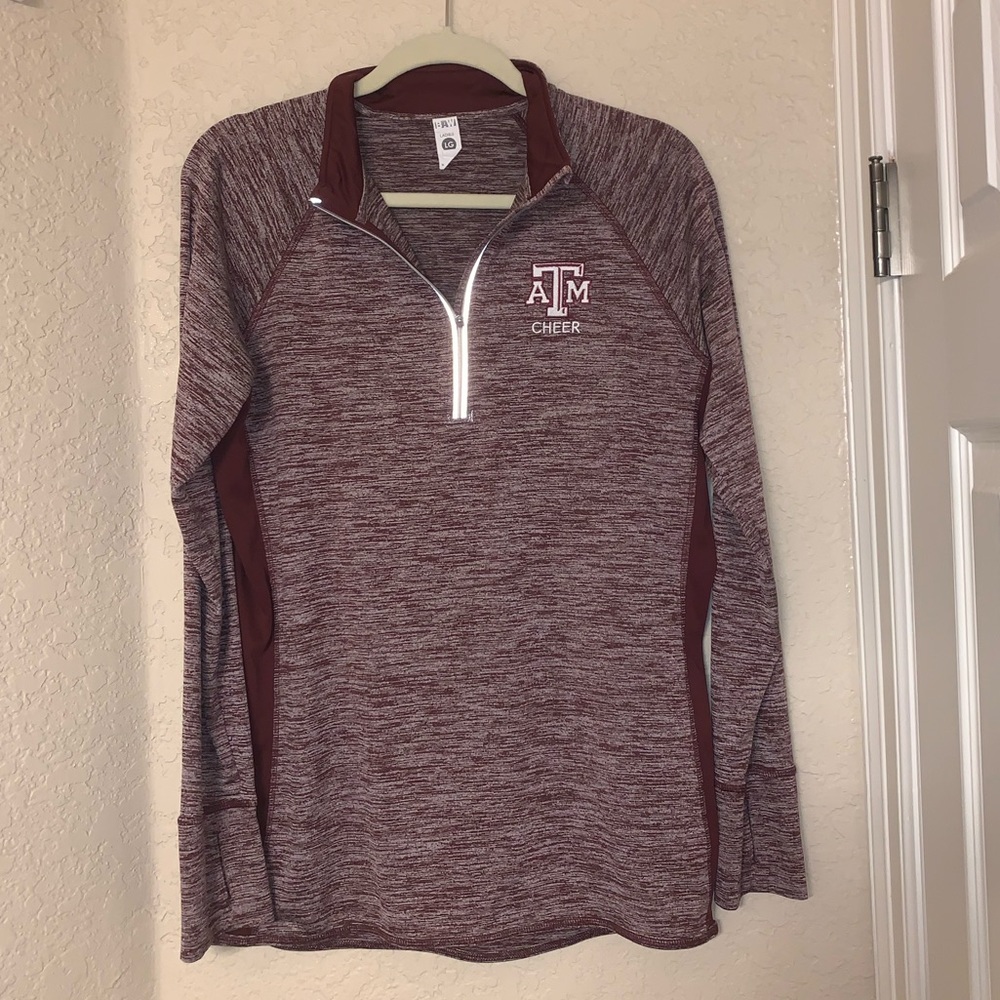 Texas A&M cheer 1/4 Zip Jacket